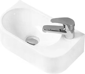 Mexen Viera chiuvetă deasupra blatului stânga 40 x 21 cm, albă - 21274000L