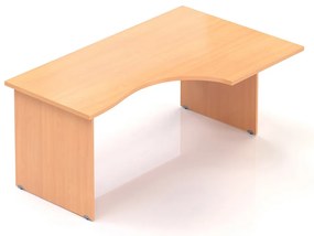 Masa ergonomica Visio 160 x 100 cm, dreapta, fag