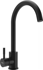Mexen Foggia bateria de bucătărie, neagră - 671800-70