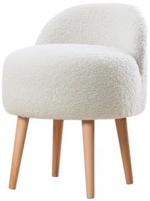 Scaun pentru copii MIKI, diam. 46 cm, alb