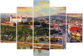Tablou - Panorama bratislavei, Slovacia (150x105 cm)