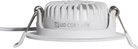 Spot îngropat alb orientabil 8,2 cm inclusiv LED reglabil până la IP54 Ultra Slim - Pupil