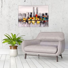 Tablou -Pictura orașului (70x50 cm)