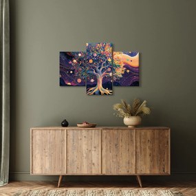 Tablou – Arbore violet plin de energie (90x60 cm)