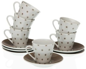 Set 6 cesti de cafea din portelan 6X5.8X5.8