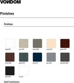 Taburete exterior/interior design decorativ ADAN STOOL, mat