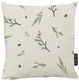 Față de pernă 45x45 cm cu model de Crăciun Delicate Green – Butter Kings