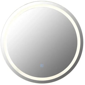 Oglindă LED dimabilă cu funcție de retroiluminare Globo 84033 RIVAS LED/10W/230V 4000K d. 55 cm