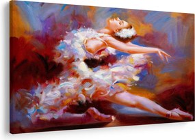 Tablou - Balerină,pictură (90x60 cm)