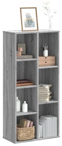 vidaXL Bibliotecă, gri sonoma, 50x25x105 cm, lemn prelucrat