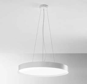 Lustra suspendata LED AVA 80cm, alb sau negru