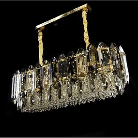 Candelabru Cristal, Elisa, 80-35cm Gold