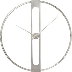Ceas de perete Clip Argintiu Ø60cm