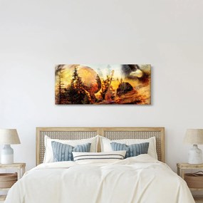 Tablou - Motiv șamanic (120x50 cm)