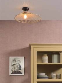 Lustra eco asimetrica din bambus Bromo M, 50x12cm