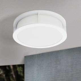 Plafoniera de exterior, protectie IP44, Henry alba
