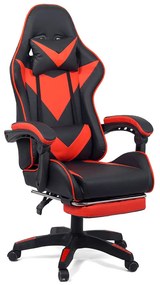 Scaun gaming OFF 299 rosu cu negru