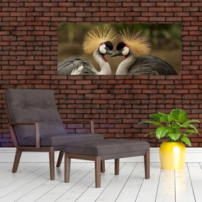 Tablou cu păsări (120x50 cm)