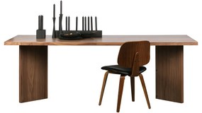 Scaun de dining negru-natural Classic – vtwonen