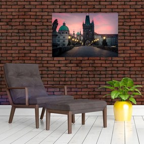 Tablou - Pe podul lui Carol,Praga (90x60 cm)