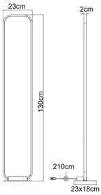 Lampadar LED SILLA LED/24W/230V Globo 67262SB