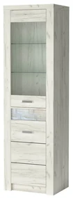 Vitrină Indie 04 (cu iluminat LED) (craft alb). 1057762