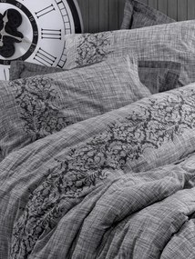 Lenjerie de pat dubla King (FR), L'essentiel Maison, Sooty, Gri