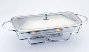 Vas servire la cald Bohmann BH 2008-30CG, 3 L, Sticla termorezistenta, Capac, Suport, Inox