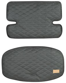 Pernă de scaun pentru copii gri Luxe – Roba