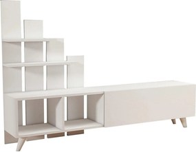 Comoda TV 505CRL1909, alb, PAL, 160x33x115 cm