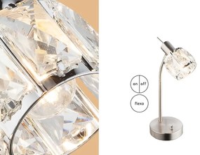 Veioza / Lampa de masa stil modern KRIS 54356-1T GL