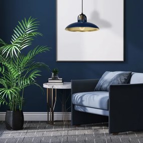 Lustră pe cablu Brilagi FLAMENGO 1xE27/60W/230V albastru