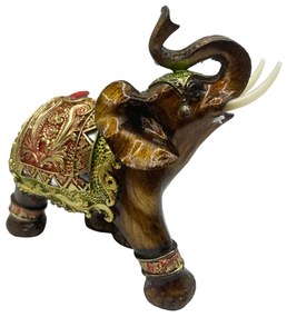 Statueta elefant Amber 16x15cm, Rasina