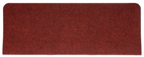 Covorase scari autoadezive, 15 buc., rosu, 65x28 cm 15, Rosu, 65 x 28 cm