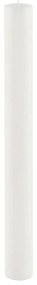 Lumânare lungă Ego Dekor Cylinder Pure, timp de ardere 42 h, alb