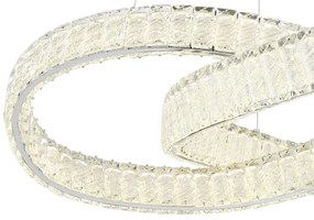 Lustră LED dimabilă pe cablu Globo 67162-110CCT MUCKY 110W/230V d. 78 cm + telecomandă