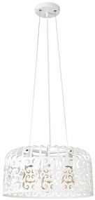 Pendul design clasic ALESSANDRA alb mat 2163 RX