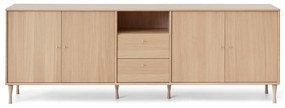 Comodă joasă cu sertare în decor stejar 220x76 cm Mistral - Hammel Furniture