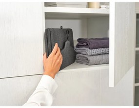 Aparat de calcat cu aburi Brabantia Linn 1008934, Pliabil, Carlig pivotant 360°, Gri inchis