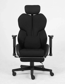 RESIGILAT- LUMINA X-Motion Relax – Confort Ergonomic cu Masaj Lombar și Relaxare Extinsă, Textil, Negru