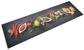 vidaXL Covor de bucătărie lavabil Spices, 45x150 cm, catifea