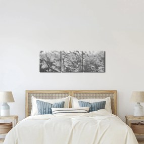 Tablou - Iarba în vânt (cu ceas) (90x30 cm)