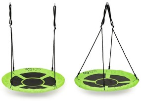 Leagăn de grădină cuib de barză 110 cm ECOTOYS verde