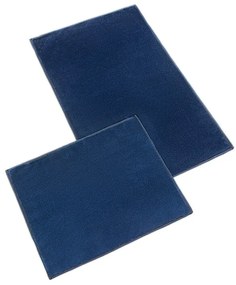 Bellatex Set covorașe de baie fără decupajBANYGOLD albastru închis, 60 x 100, 60 x 50 cm