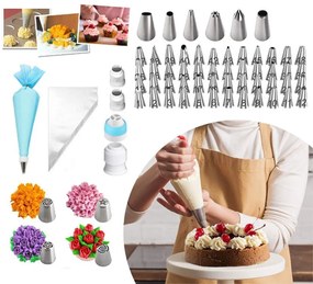 Set pentru copt si decorat torturi, 379 piese