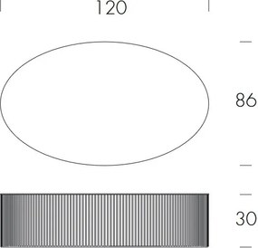 Masuta de Cafea Design LUX, Andra 120cm
