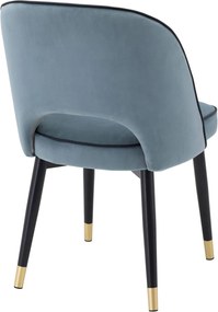 Set de 2 scaune design elegant Cliff, albastru 114301 HZ