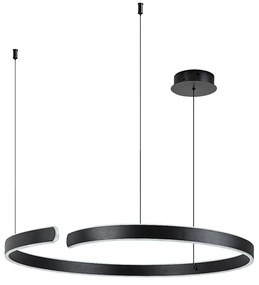 Lustra LED suspendata stil circular Silnora 76cm