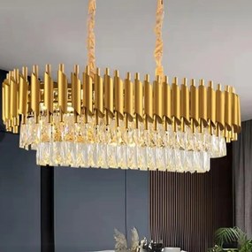 Candelabru Cristal, Raven 80-30 cm Gold