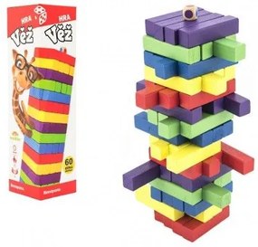 Turnul de jocuri din lemn 60 de piese joc de masă puzzle